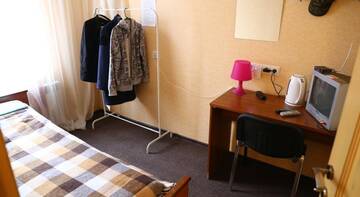 Фото номера Одноместный номер с общим душем и туалетом Хостел Arbuz Hostel г. Тверь 4